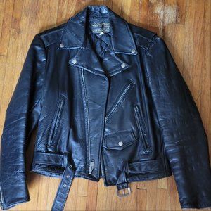 The Leather Shop Vintage Motorcycle Jacket